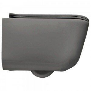 Унитаз Kerasan Tribeca 511459 подвесной серый без сиденья