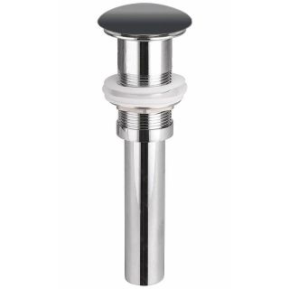 Донный клапан для раковины Ceramica Nova CN2000MDH без перелива тёмный антрацит матовый