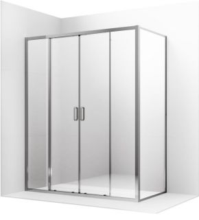 Боковая стенка Ambassador Forsa 90AX 90см хром/прозрачное