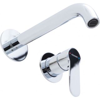 Встраиваемый смеситель для раковины Aquanet Passion AF300-12С 336186 хром