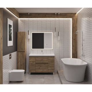 Тумба под раковину Aquanet Nova Lite 2.0 346349 110 см дуб рустикальный