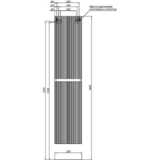 Пенал Aquanet Альтера 337158 34 см белый матовый