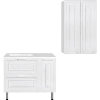 Тумба под раковину Style Line Альба левая 90 белый ЛС-000010052