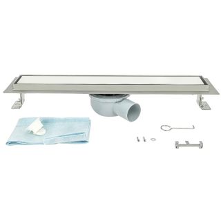 Душевой трап ALMAes Laguna LG120WH 120см белое стекло