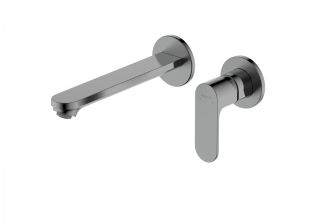 Смеситель для раковины Aquatek Альфа AQ1913BGM оружейная сталь