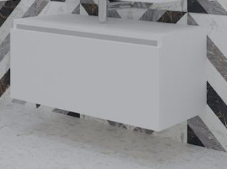 Ящик под столешницу Armadi Art Flat 120см белый 897-120-W