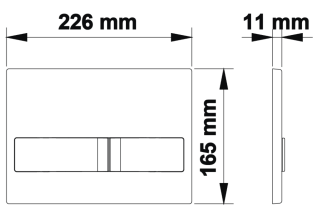 Инсталляция для унитаза Berges Novum L1 с кнопкой белый 040211