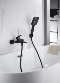 Смеситель для ванны Knotlor KN-22/BL, черный