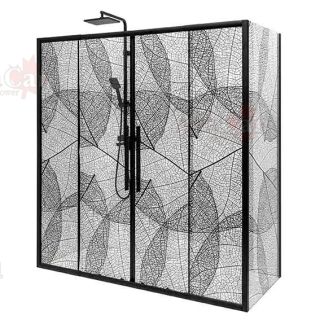 Душевой уголок AvaCan FB2 190-210 + SB90 чёрный