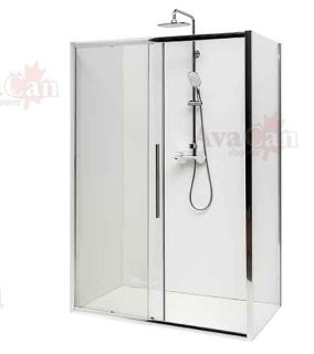 Душевой уголок AvaCan FС120-140 + SС 80 хром