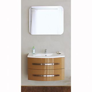 Тумба под раковину BelBagno подвесная 100x50см Shampagne gold (oro) Prospero BB1000DCS2C/SO-BB1000ARL