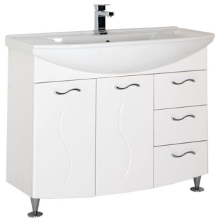 Тумба под раковину Aquanet Моника 186772 105 см белый