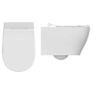 Подвесной унитаз Isvea Soluzione II 10MY02001SV безободковый белый