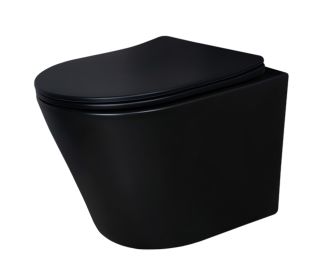 Унитаз подвесной Gid Tr2130bm 62205Y черный матовый 48x36.5x36