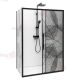 Душевой уголок AvaCan FB 120-140 + SB 100 чёрный