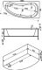 Панель фронтальная для ванны Bas Алегра 150 левая