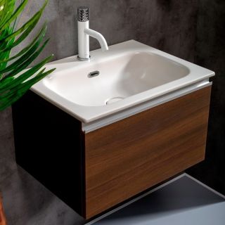 Тумба под раковину Armadi Art Vallessi 60см дуб тёмный 837-060-D