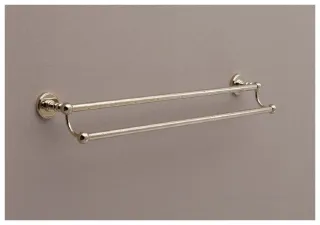 Полотенцедержатель двойной Aquanet 189279 золото