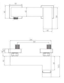 Смеситель для душа Omnires Fresh хром FR7140CR