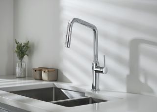 Смеситель для кухни Timo Saona с выдвижной лейкой хром 2386/00FL