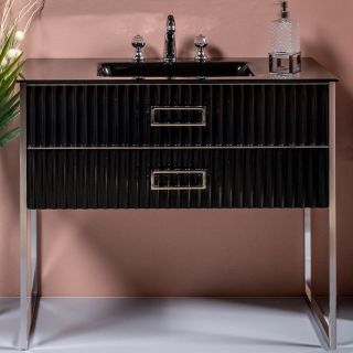 Раковина Armadi Art Monaco 100см чёрный 852-100-B