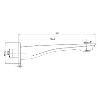 Излив для смесителя Lemark LM5981CW