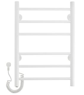 Полотенцесушитель электрический Domoterm Аврора DMT 109-6 40х60 EK L белый