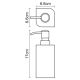 Wasserkraft Elba K-2799 Дозатор для жидкого мыла 290 ml