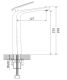 Смеситель для раковины Rose R1311F белый/хром