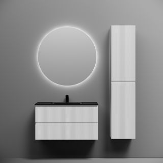 Подвесная тумба под раковину Sancos Snob R SNR90W 90 см Bianco