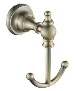 Крючок для ванной комнаты двойной Rose RG1121Q бронза