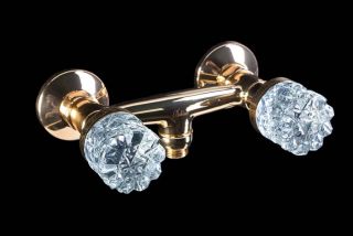 Смеситель для душа Boheme Crystal золото 294-CRST