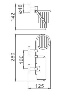 Держатель туалетной бумаги Frap F1703-1 хром