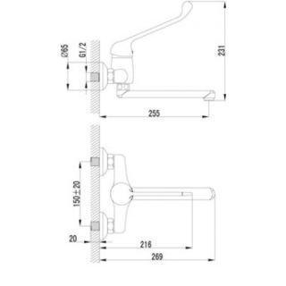 Смеситель для кухонной мойки Lemark Project (LM4611C)