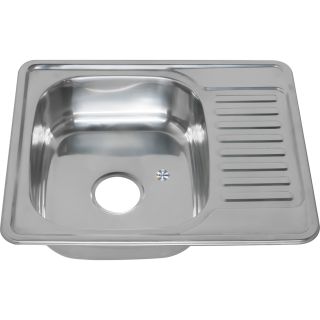 Мойка 5848UP Melana 0,6/160 хром с сифоном (249/2 *10)