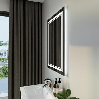 Зеркало с подсветкой Бриклаер Эстель-2 4627125414275 60 см на взмах руки