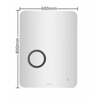 Зеркало с подсветкой Gappo G602 60 см сенсорный выключатель