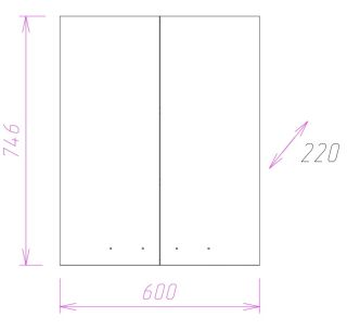 Шкаф подвесной Onika Кредо 306003 60см белый