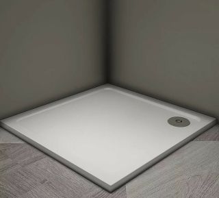 Душевой поддон из искусственного камня Veconi Tezeo 100x100 TZ08-100K-01-19C3 Белый