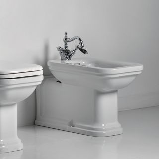 Биде напольное Kerasan Waldorf 4120K1bi/cr*1 белое