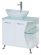 Тумба под раковину Bellezza Рио 70см левая белый 00000001443