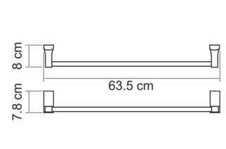 WasserKRAFT Полотенцедержатель Abens K-3230