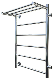 Водяной полотенцесушитель Тругор Аспект ПМ 1 П  50x80x40см с полкой правый хром Аспект1/ПМ508040Пправ