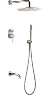 Душевая система Boheme Uno 464-2-NB никель брашированный