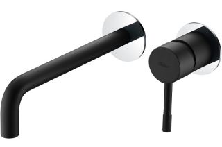 Встраиваемый смеситель для раковины Boheme Uno 465-BCR чёрный/хром