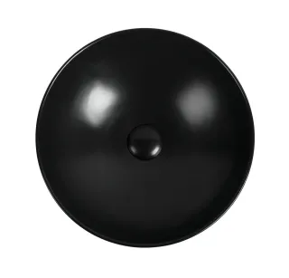 Раковина накладная Aquanet Smart-1-MB 273686 42 см чёрный матовый