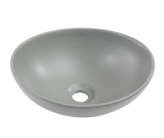 Накладная раковина Melana 7138MG-805 41см серый матовый