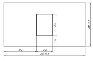 Столешница под раковину Allen Brau Priority 80 1.31010.G Графит