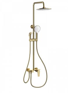 Душевая стойка Wonzon & Woghand WW-A30874-BG брашированное золото