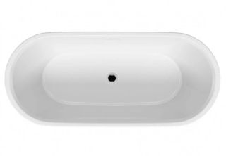 Акриловая ванна Riho Inspire Velvet B085001220 180х80см чёрный матовый/белый матовый